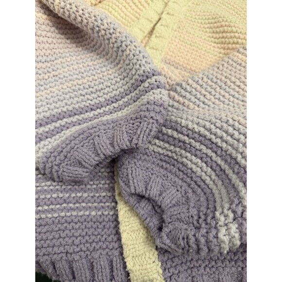 marine layer womens Karolina purple ombré knit cardigan sweater sz M - Picture 4 of 5